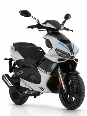 Lexmoto Diablo 125cc E5 - New Blue & Grey Colour Scheme