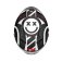 MT SV Braker Inox Full Face Motorcycle Helmet - Matt Black & White  ECE 22.06